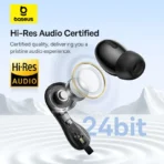 Baseus Encok HZ20 Wired Earphones – Cluster Black - Image 4