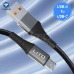 LITO Type-C Fast Data Cable (2.4A Quick Charge)LD08T - Image 2