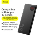 Baseus 10000mAh 22.5W Adaman Metal Digital Display Fast Charge Power Bank - Image 6