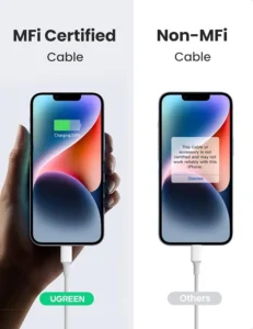 UGREEN 20W Type-C PD Fast Charger With Type-C to Lightning 1 Meter Cable Set CD137 - Image 3