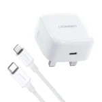 UGREEN 20W Type-C PD Fast Charger With Type-C to Lightning 1 Meter Cable Set CD137