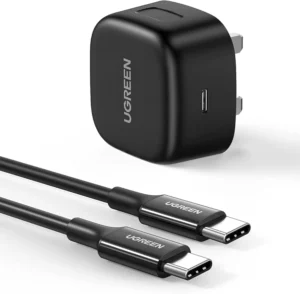 UGREEN 25W Type-C PD UK Pin Fast Charger With Type-C to Type-C 2 Meter Cable – CD250