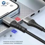 LITO LD08L Braided Fast Charging Cable (USB-A to Lightning) - Image 2