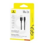 Baseus Silky Series USB to Type-C 100W 2 Meter Fast Charging Cable - Image 3