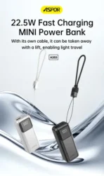 Aspor A353 Power Bank 10000mAh Fast Charging 22.5W - Image 2