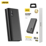 Aspor A336 Power Bank 22.5W 20000mAh Fast Charging