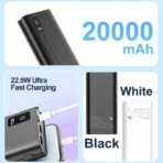 Aspor A336 Power Bank 22.5W 20000mAh Fast Charging - Image 2